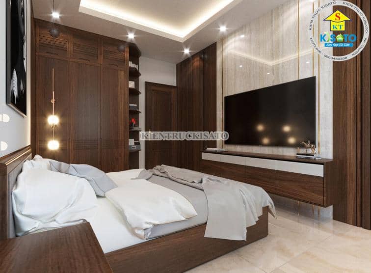 Mẫu nội thất hiện đại cho phòng ngủ bố mẹ