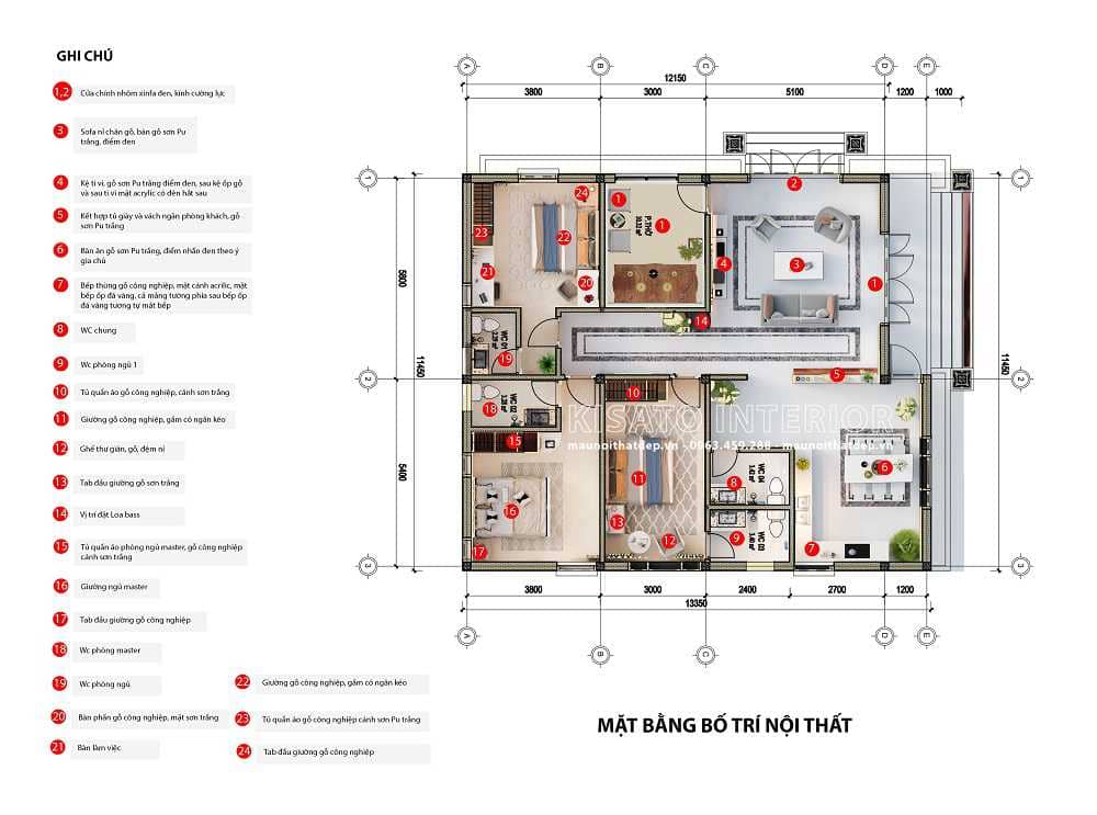 Mặt bằng thiết kế nội thất