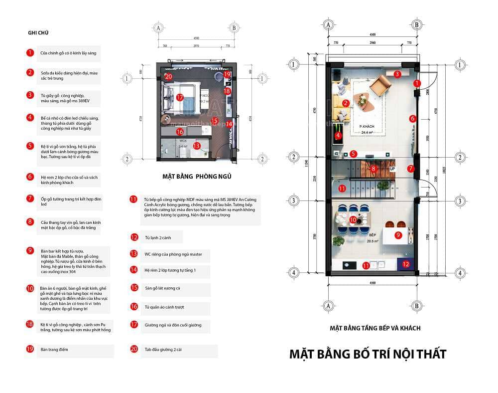 Mặt bằng thiết kế nội thất 