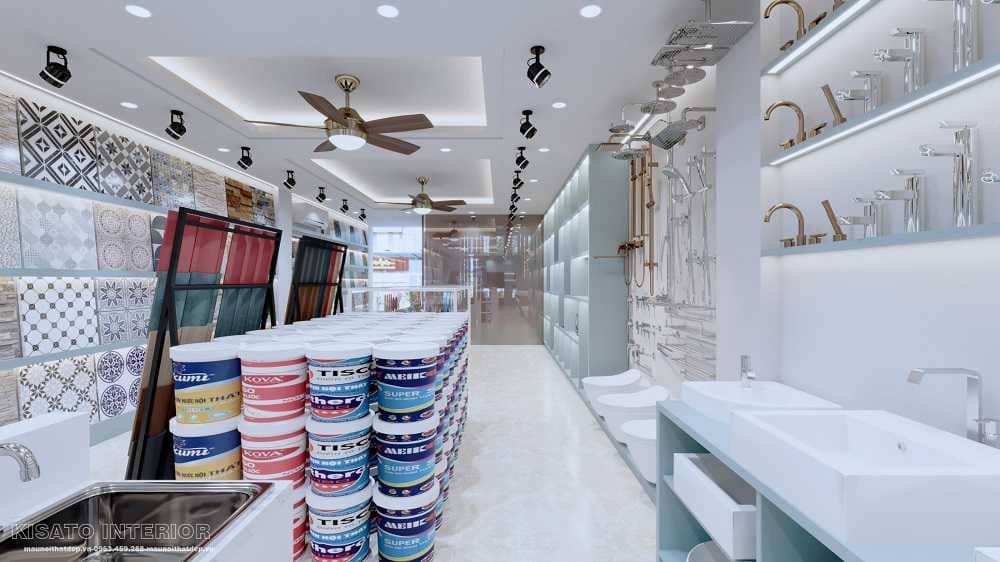 Mẫu nội thất showroom hiện đại