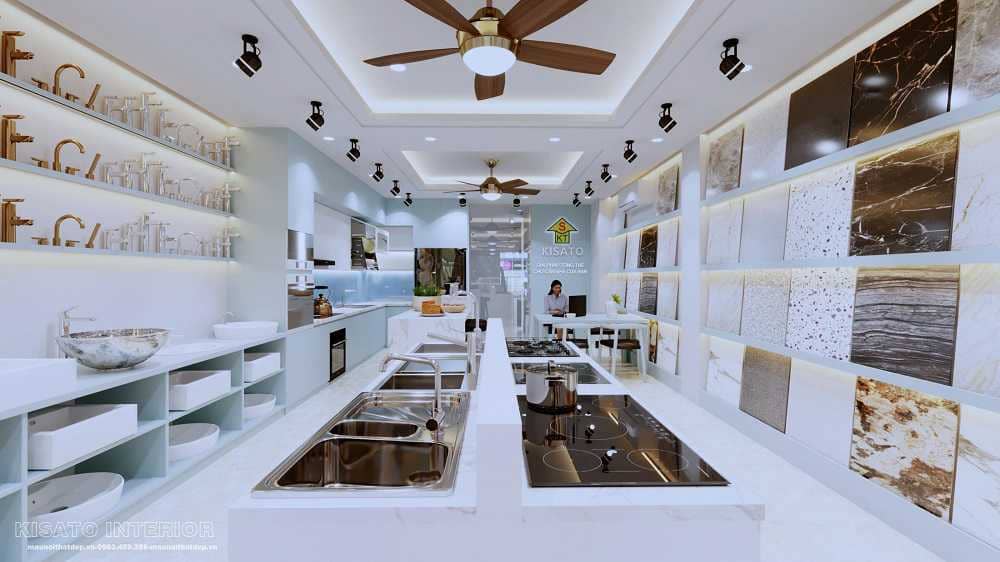 Mẫu nội thất showroom hiện đại