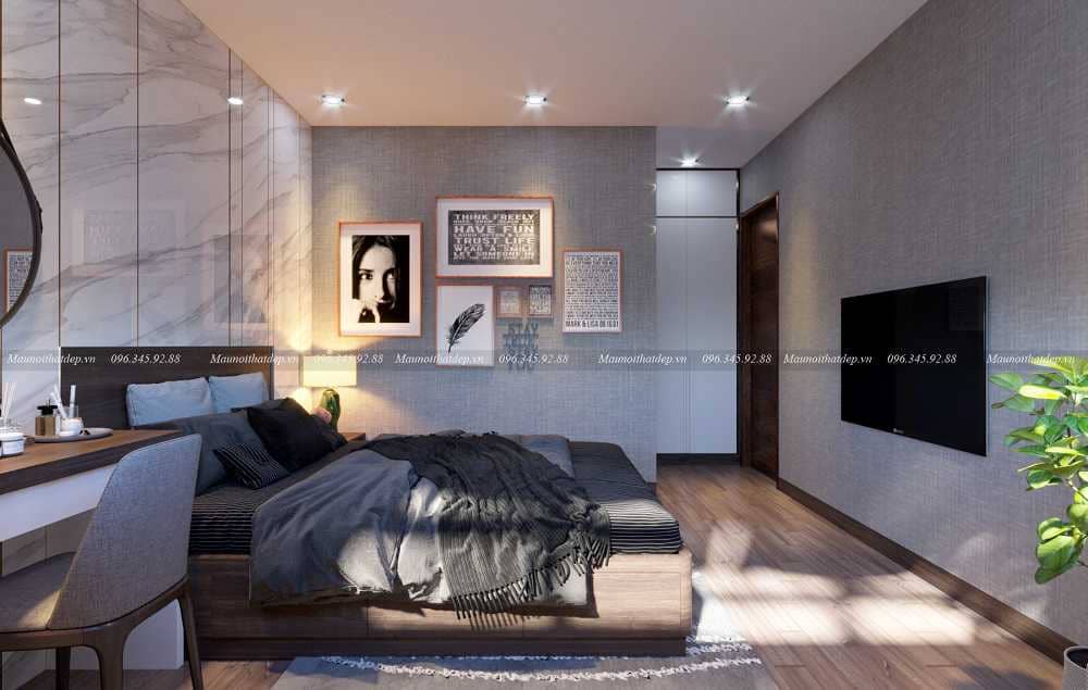 Mẫu nội thất hiện đại phòng ngủ đẹp