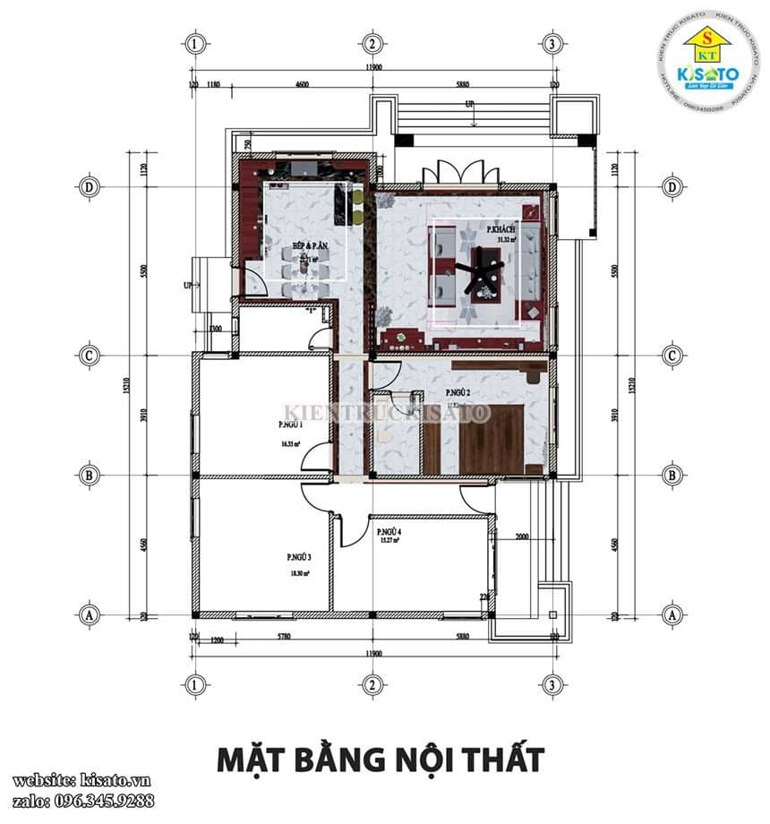 Mặt bằng nội thất