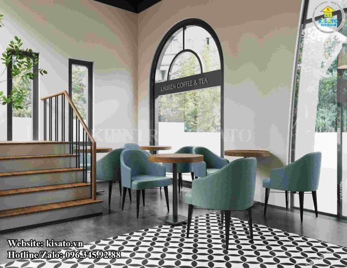 Mẫu nội thất quán cafe hiện đại