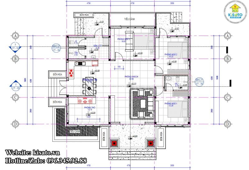 Mẫu nội thất phòng ngủ hiện đại