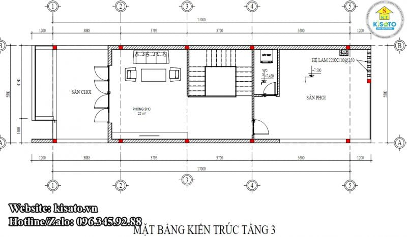 Mẫu nội thất phòng sinh hoạt chung