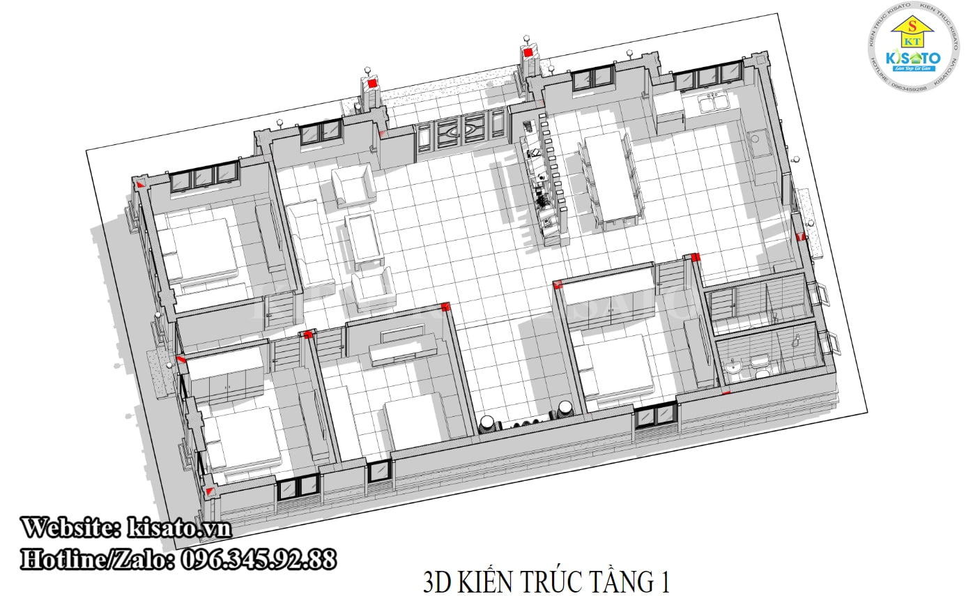 Mẫu nội thất phòng thờ