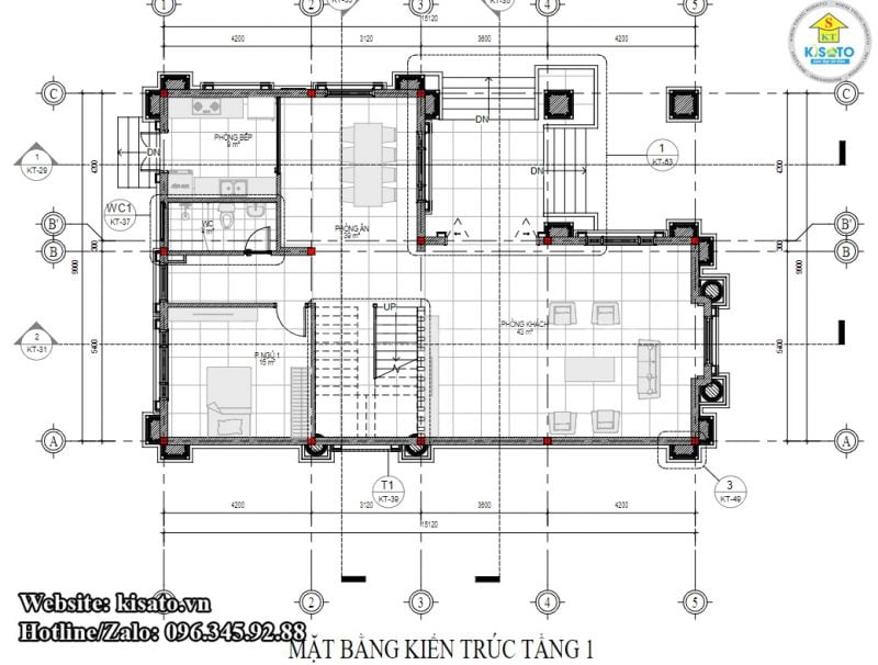 Mẫu nội thất phòng khách tân cổ điển