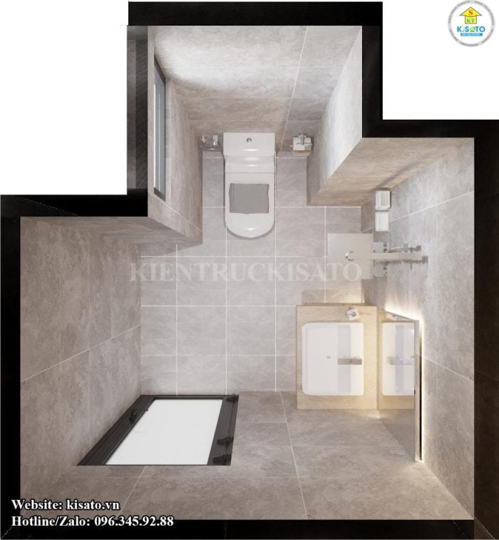 Mẫu nội thất phòng tắm vệ sinh hiện đại