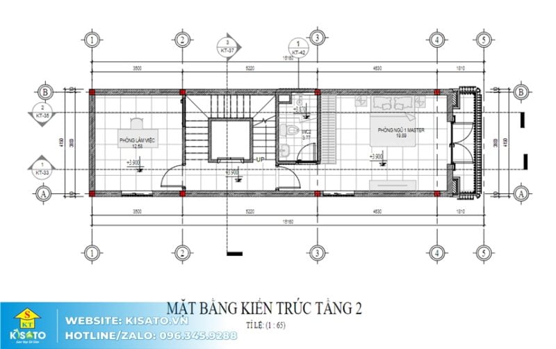 Mặt bằng công năng 2D mẫu nội thất biệt thự