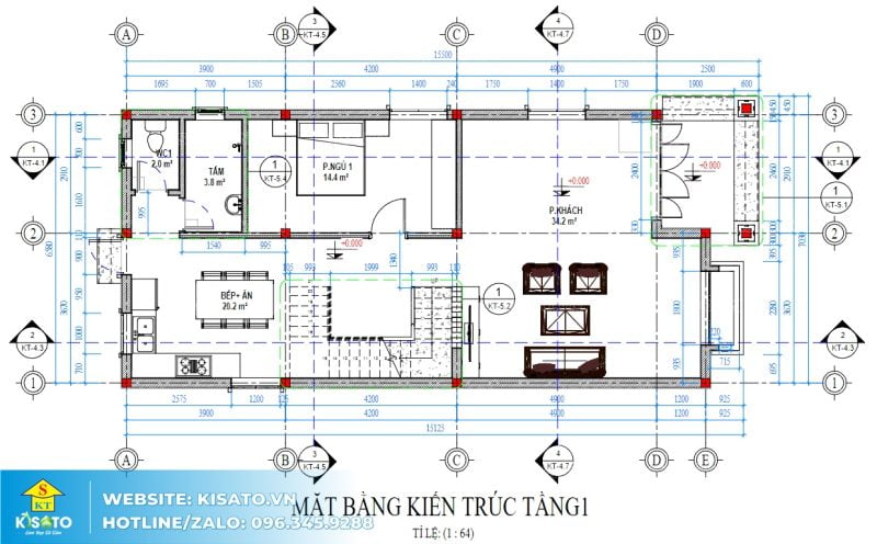 Mẫu nội thất phòng khách