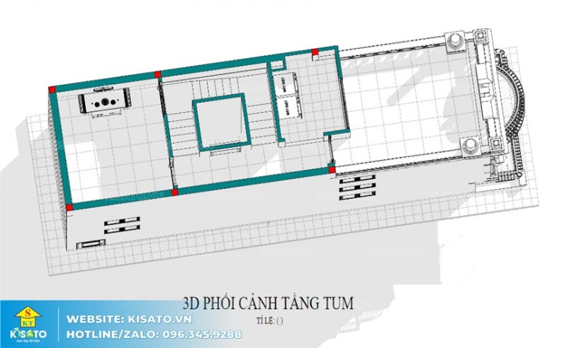 Mẫu nội thất sân chơi tầng thượng