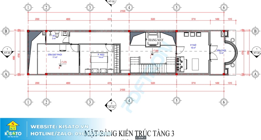 Mặt bằng công năng 2D mẫu nội thất hiện đại